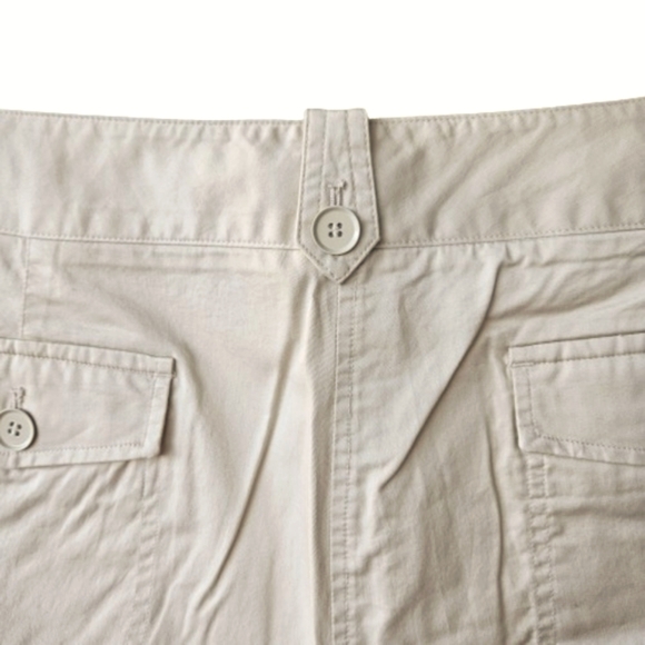 Talbots shorts mid rise with sash belt 4 flapped pockets size 14 - Picture 7 of 13